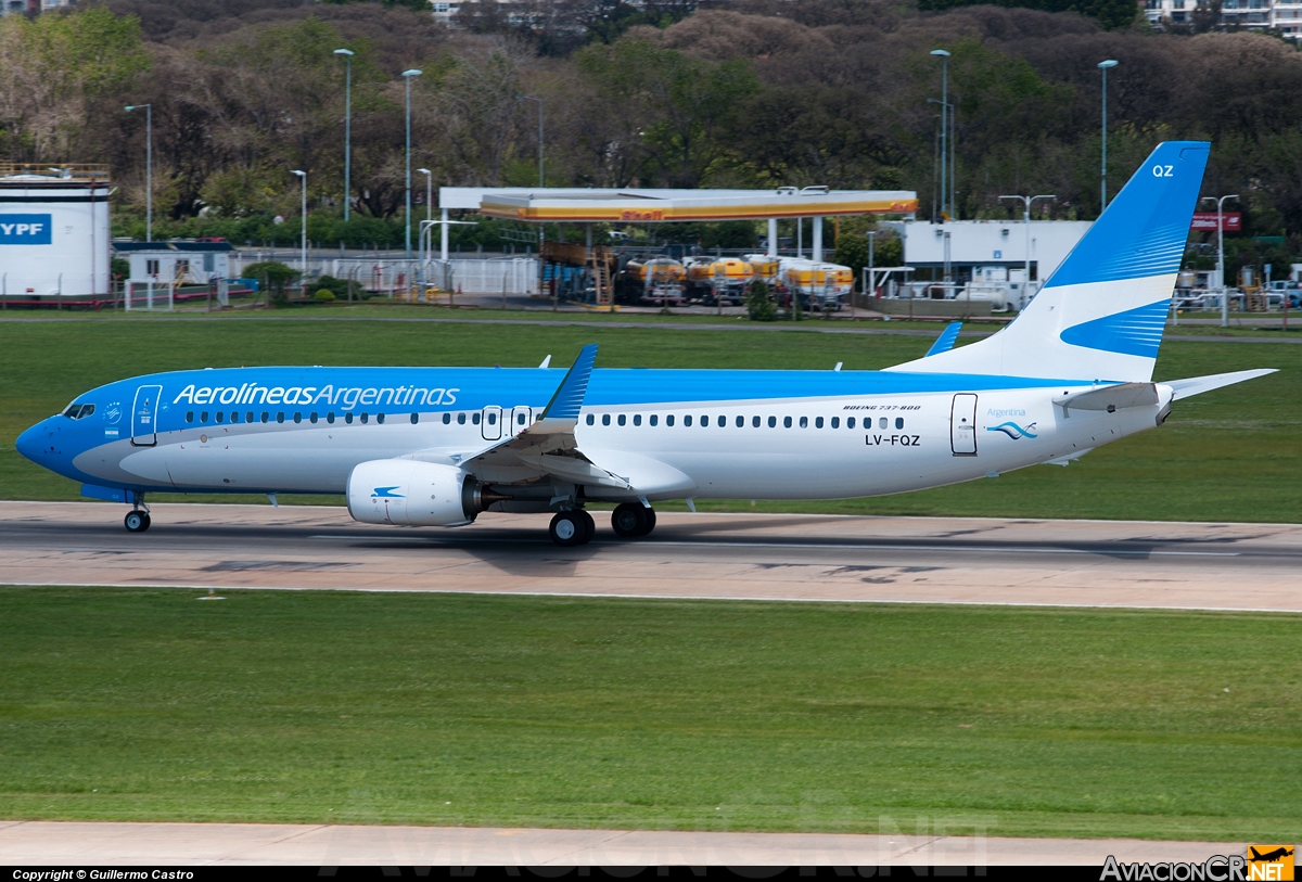 LV-FQZ - Boeing 737-8BK - Aerolineas Argentinas