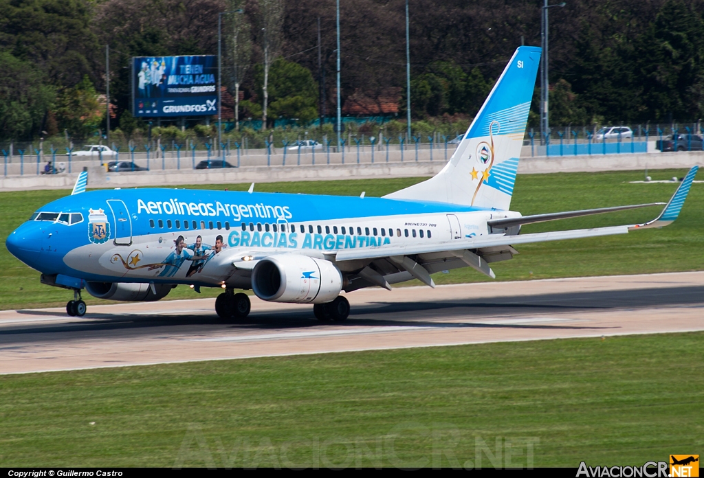 LV-CSI - Boeing 737-7Q8 - Aerolineas Argentinas
