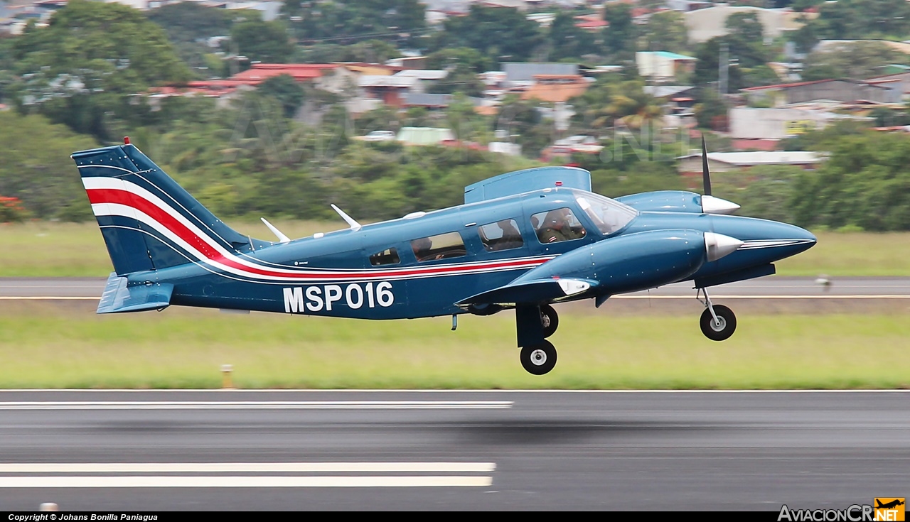 MSP016 - Piper PA-34-200T Seneca II - Ministerio de Seguridad Pública - Costa Rica