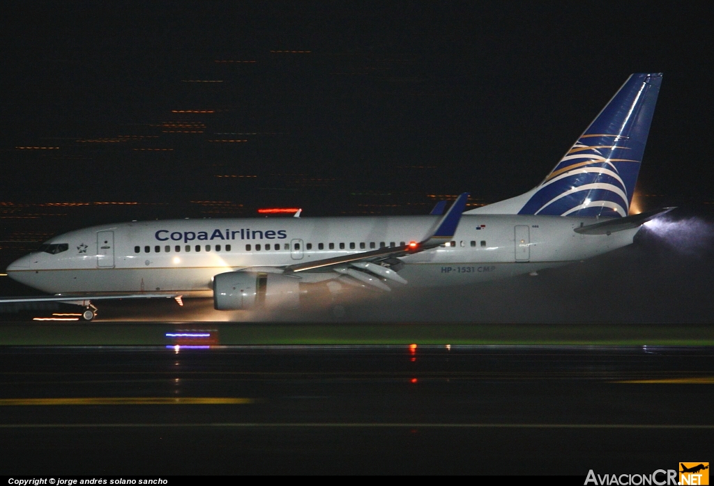 HP-1531CMP - Boeing 737-7V3 - Copa Airlines