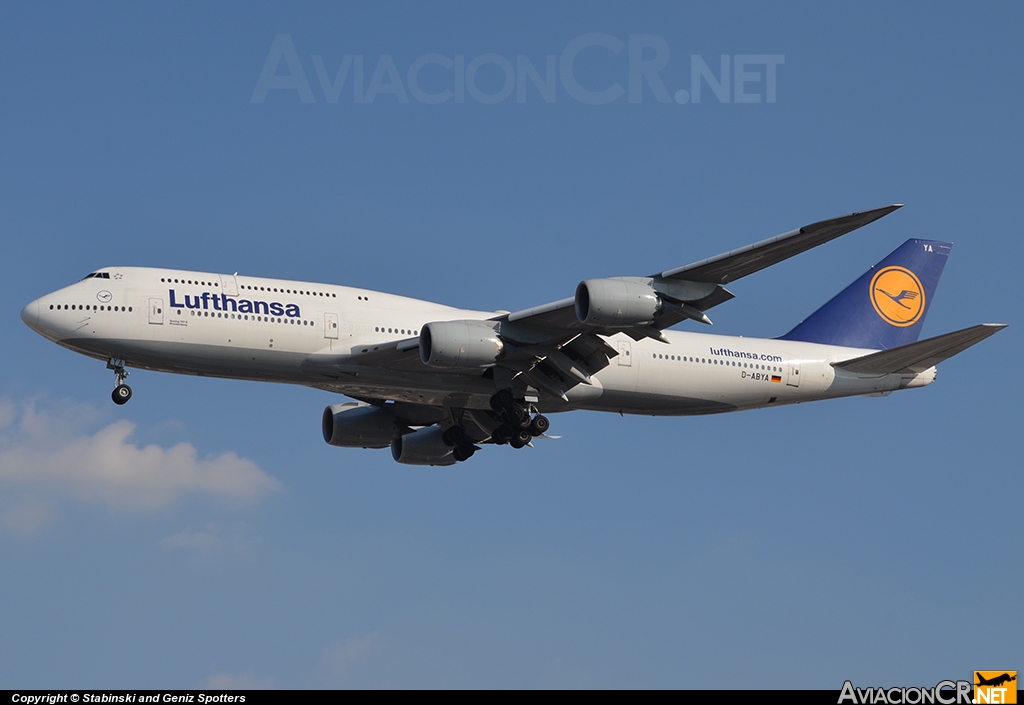 D-ABYA - Boeing 747-830 - Lufthansa