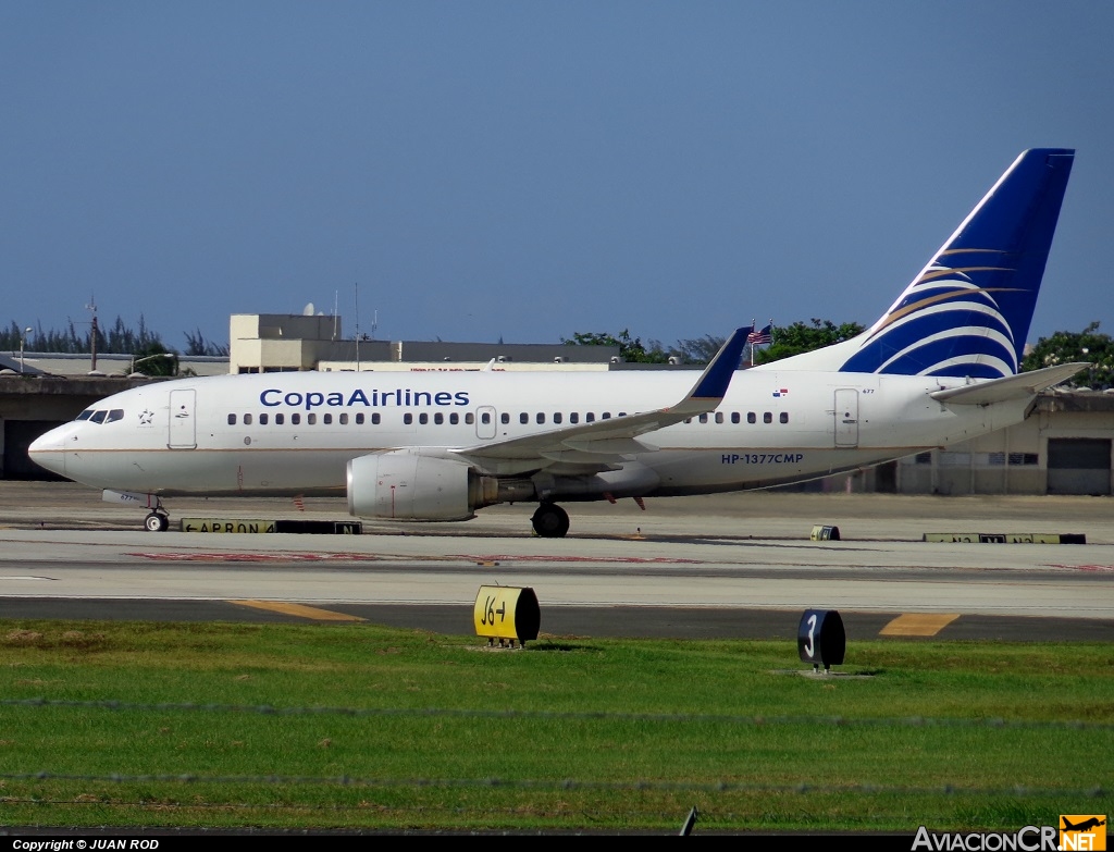 HP-1377CMP - Boeing 737-7V3 - Copa Airlines