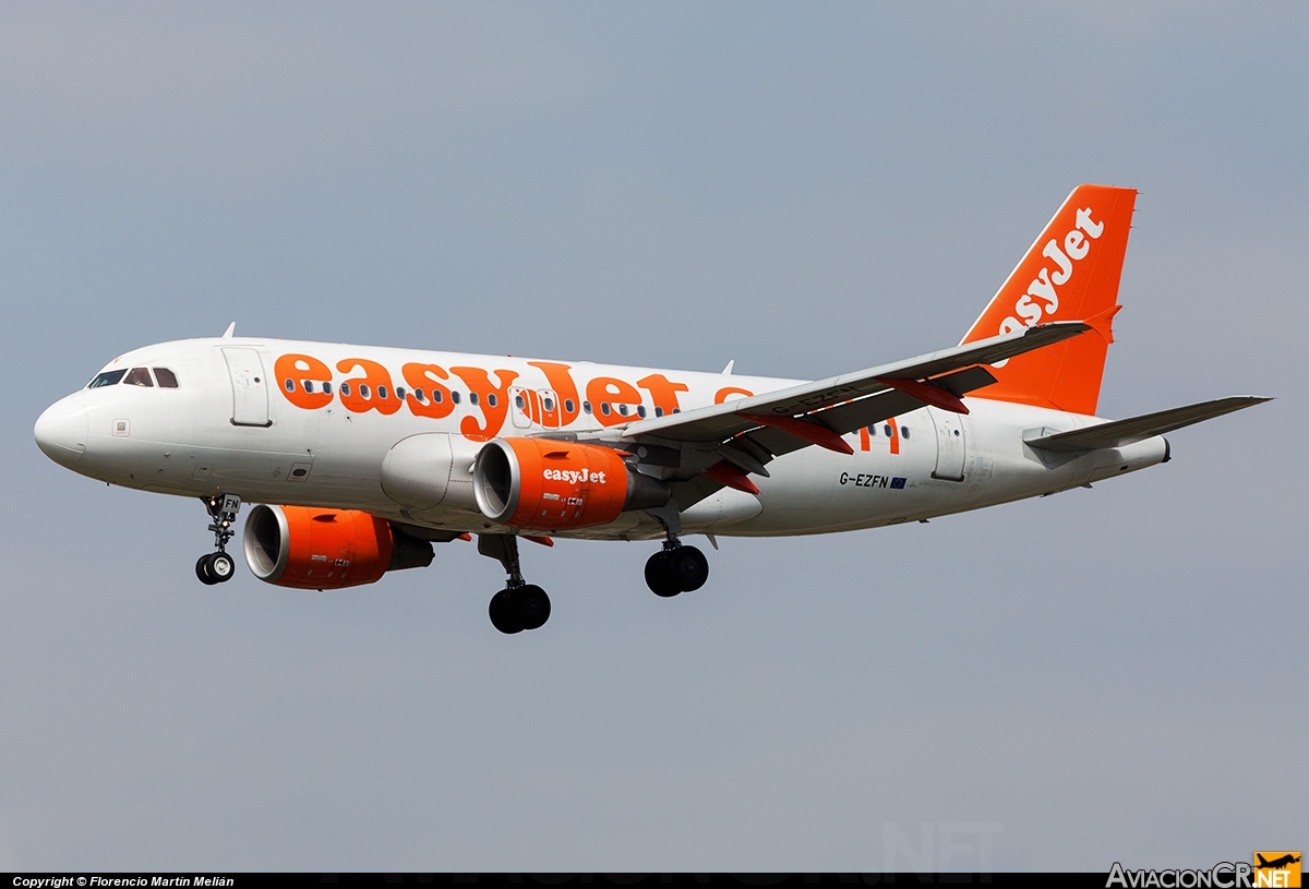 G-EZFN - Airbus A319-111 - EasyJet