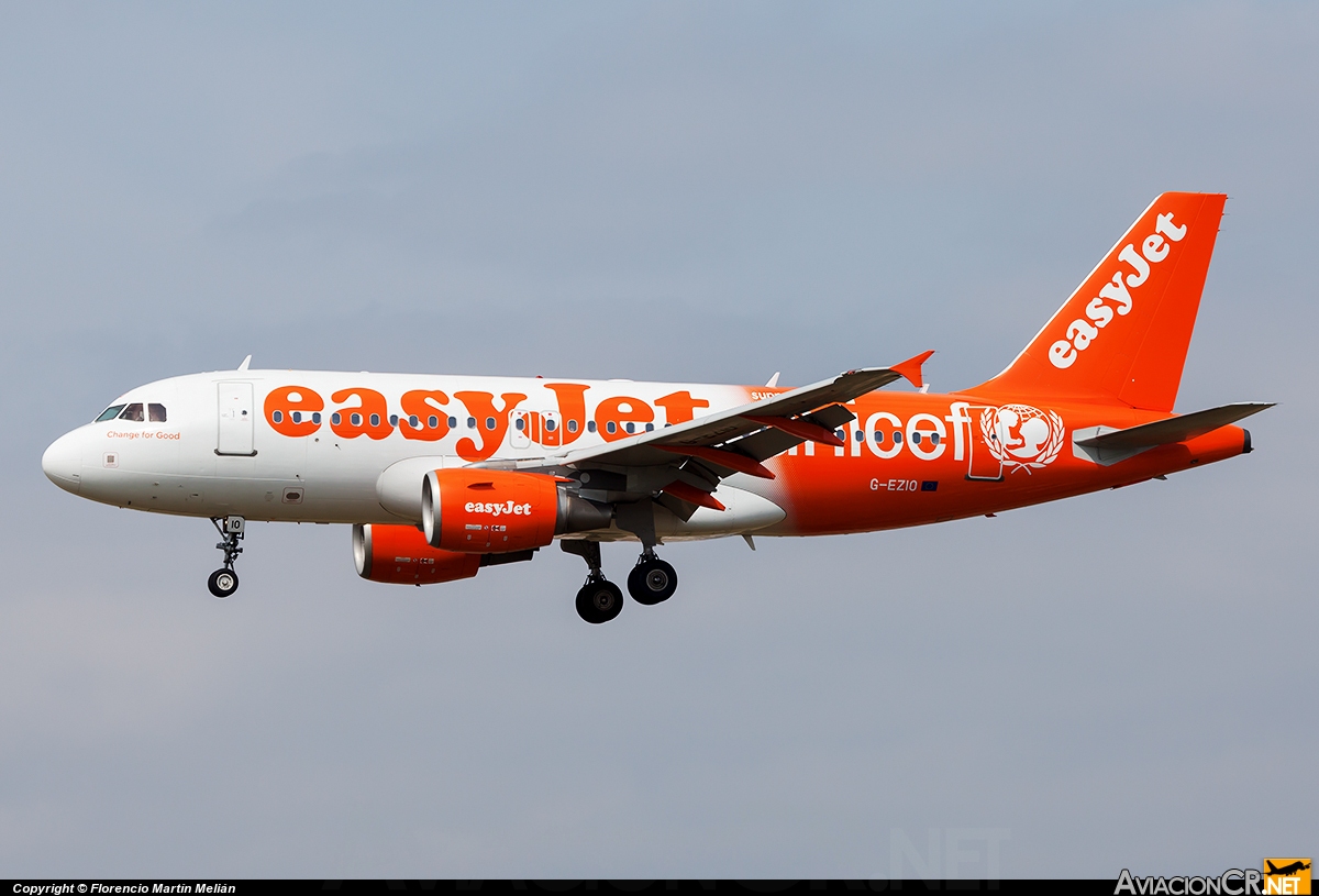 G-EZIO - Airbus A319-111 - EasyJet Airlines