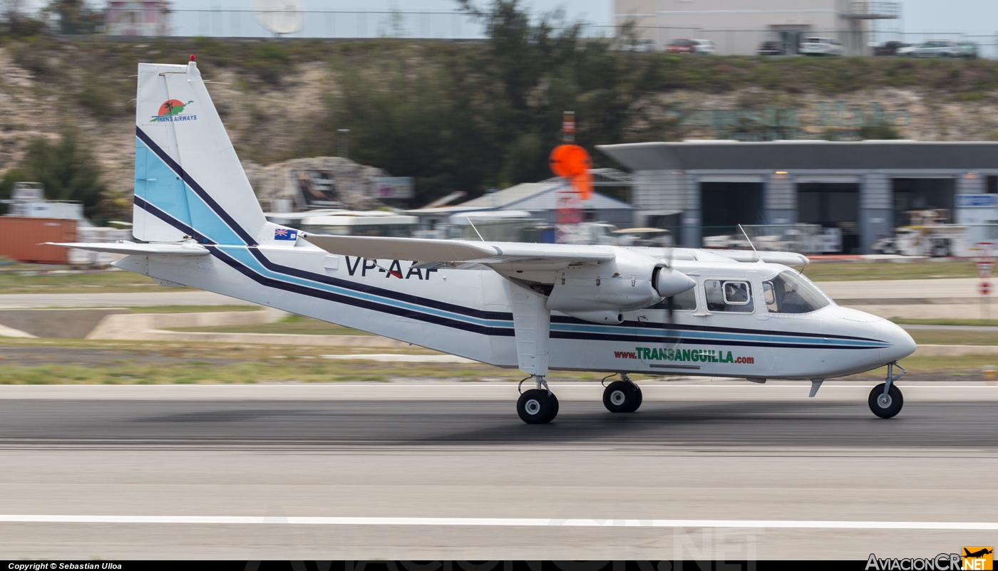 VP-AAF - Britten-Norman BN-2B-21 Islander - Trans Anguilla Airways