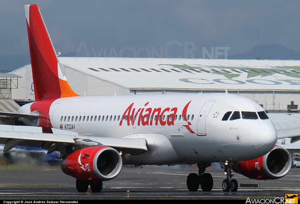 N703AV - Airbus A319-132 - Avianca