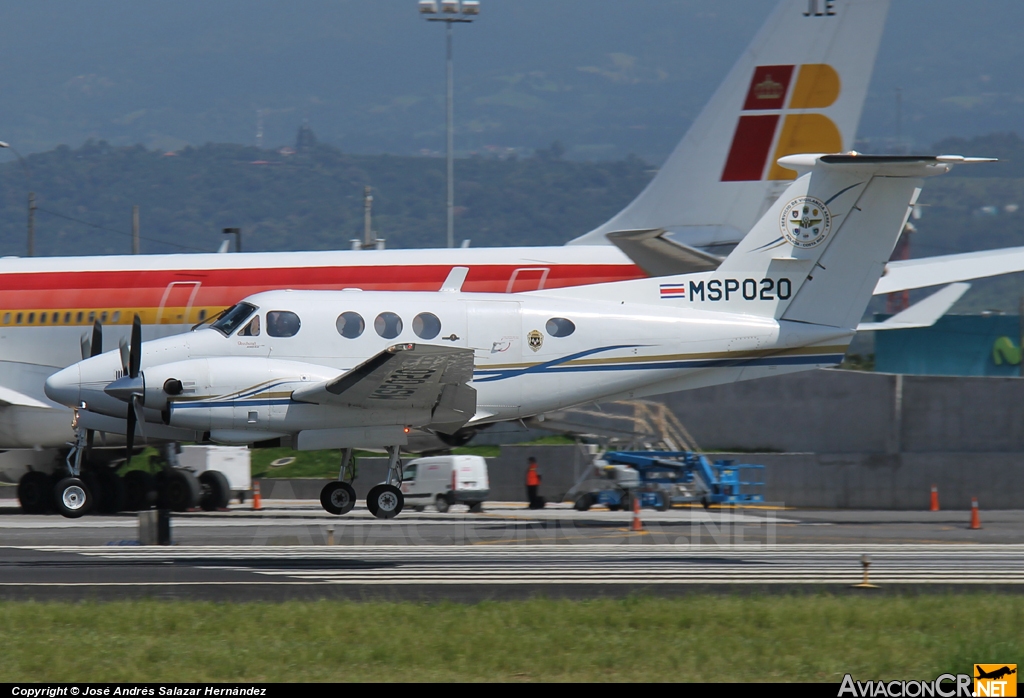 MSP020 - Beechcraft F90-1 King Air - Ministerio de Seguridad Pública - Costa Rica