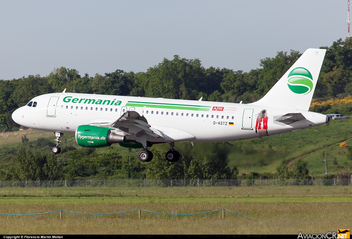 D-ASTZ - Airbus A319-112 - Germania