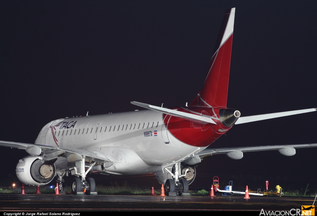 N986TA - Embraer 190-100IGW - TACA