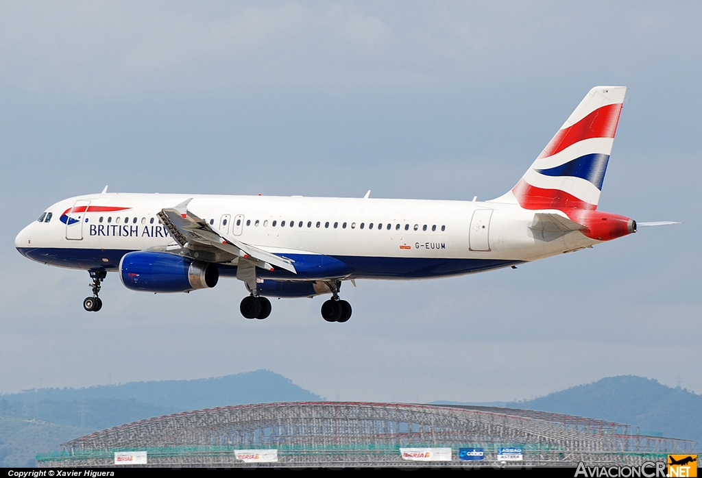G-EUUM - Airbus A320-232 - British Airways