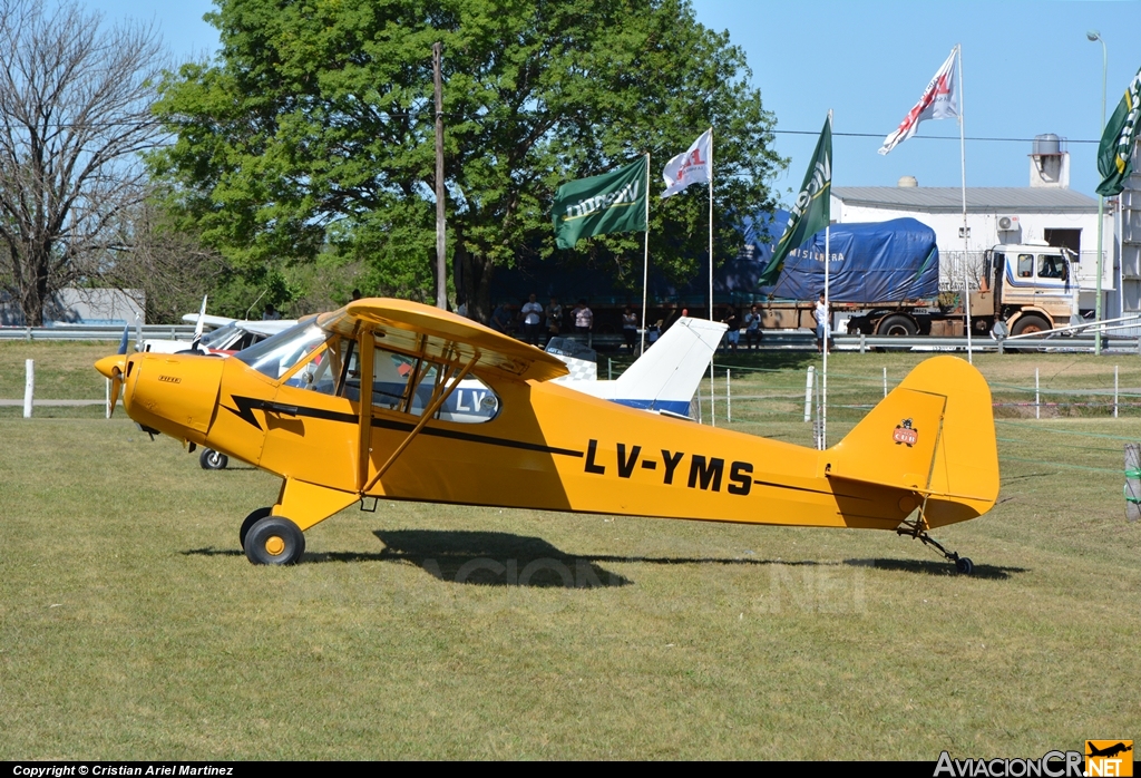 LV-YMS - Piper J-3C-90 Cub - Aeroclub Goya