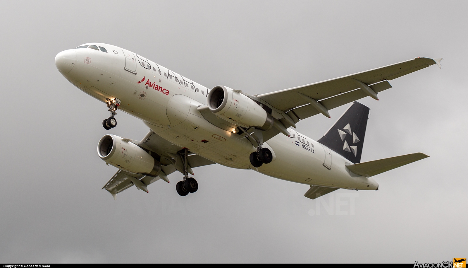 N522TA - Airbus A319-132 - Taca