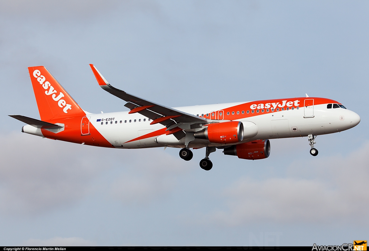 G-EZOT - Airbus A320-214 - EasyJet Airline