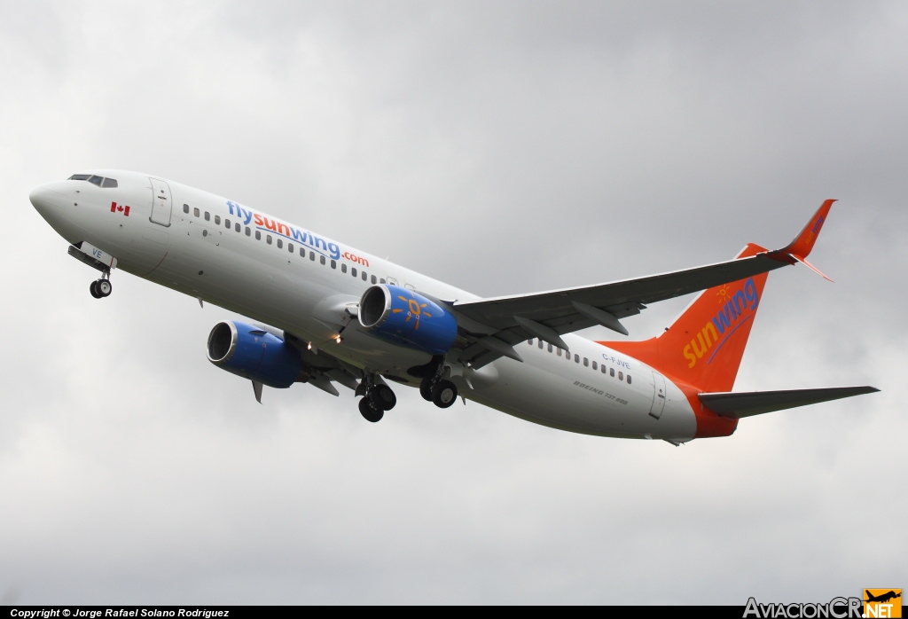C-FJVE - Boeing 737-8DC - Sunwing Airlines