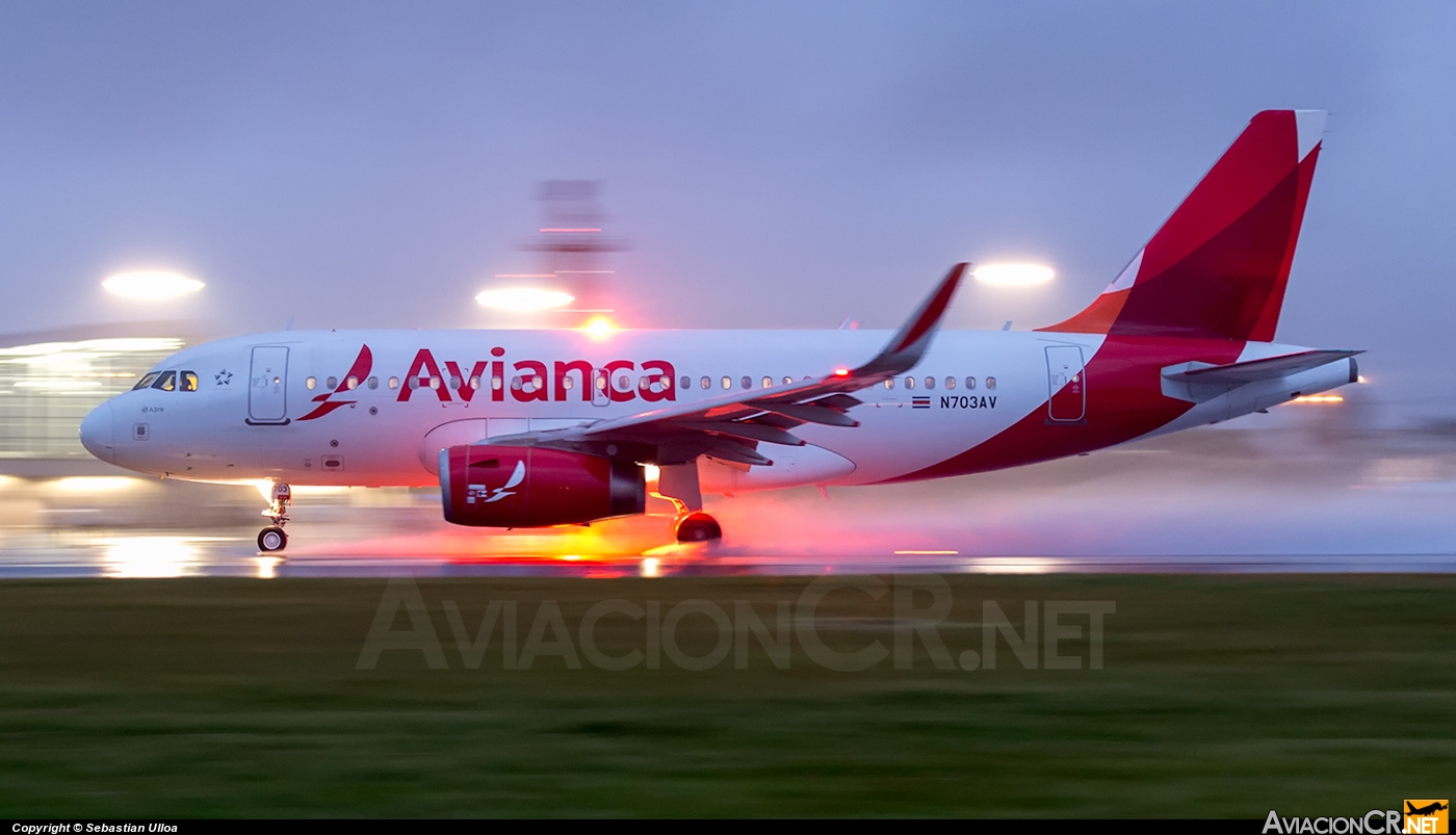 N703AV - Airbus A319-132 - Avianca