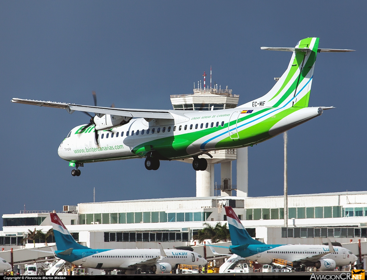 EC-MIF - ATR 72-600 - Binter Canarias (CANAIR)