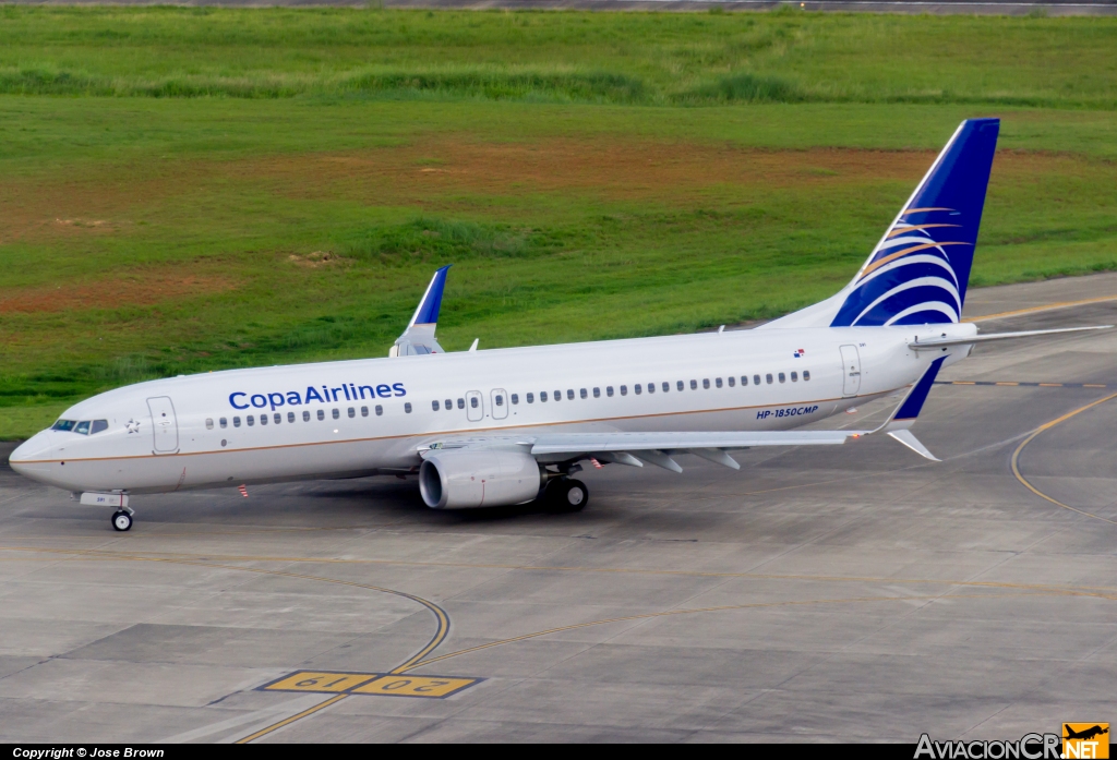 HP-1850CMP - Boeing 737-8V3 - Copa Airlines