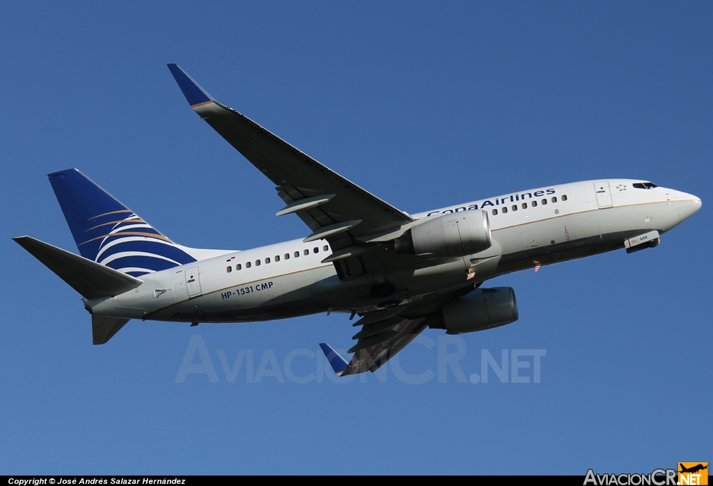 HP-1531CMP - Boeing 737-7V3 - Copa Airlines