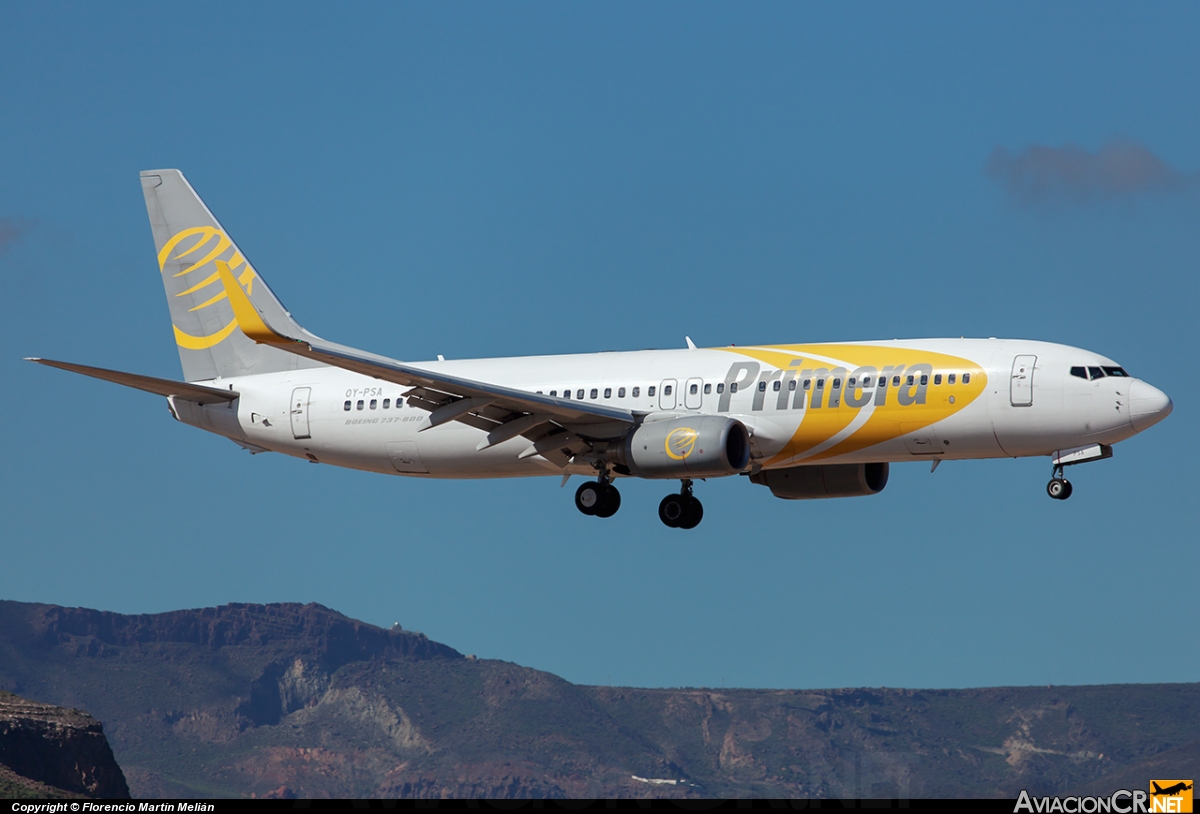 OY-PSA - Boeing 737-8Q8 - Primera Air Scandinavia