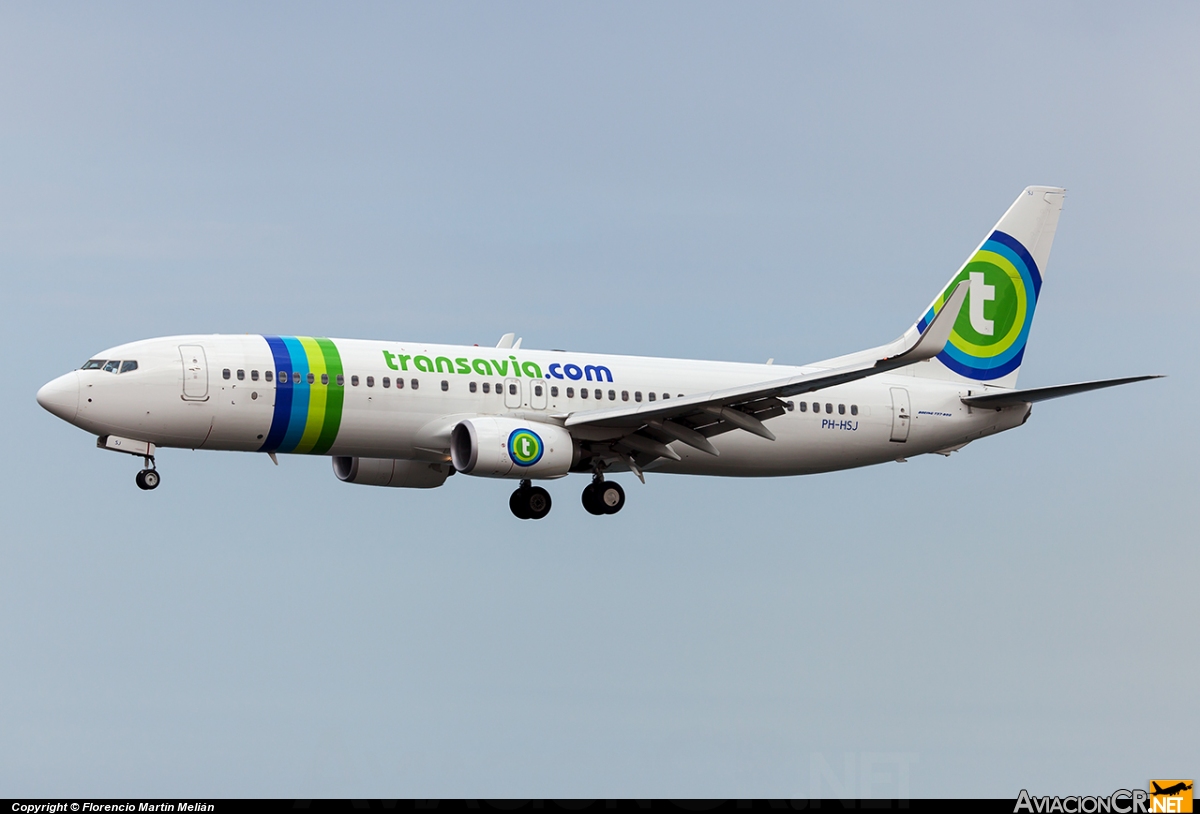 PH-HSJ - Boeing 737-8K2 - Transavia Airlines