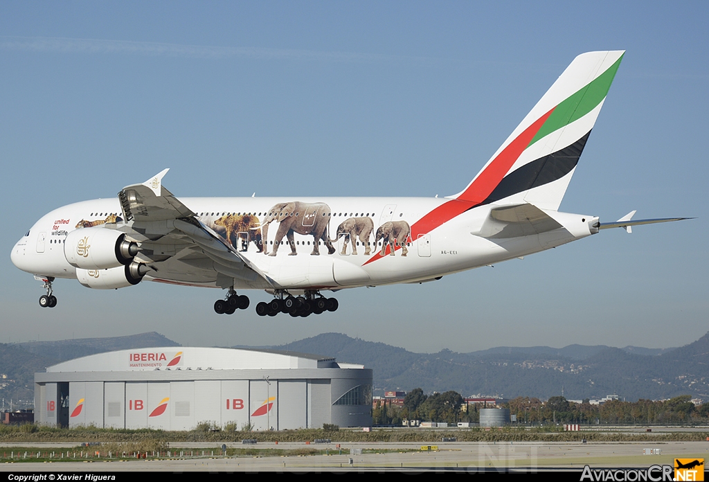 A6-EEI - Airbus A380-861 - Emirates