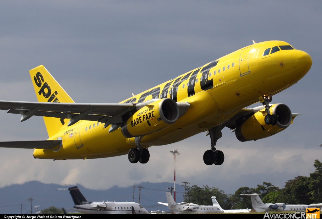 N505NK - Airbus A319-132 - Spirit Airlines