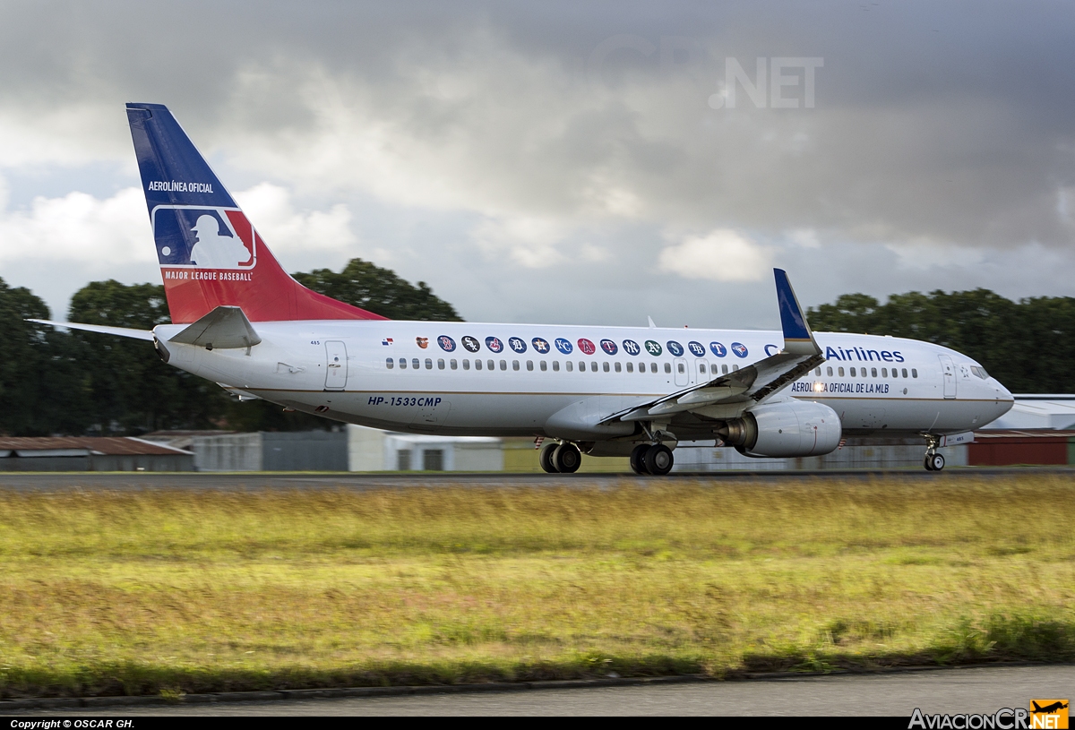 HP-1533CMP - Boeing 737-8V3 - Copa Airlines