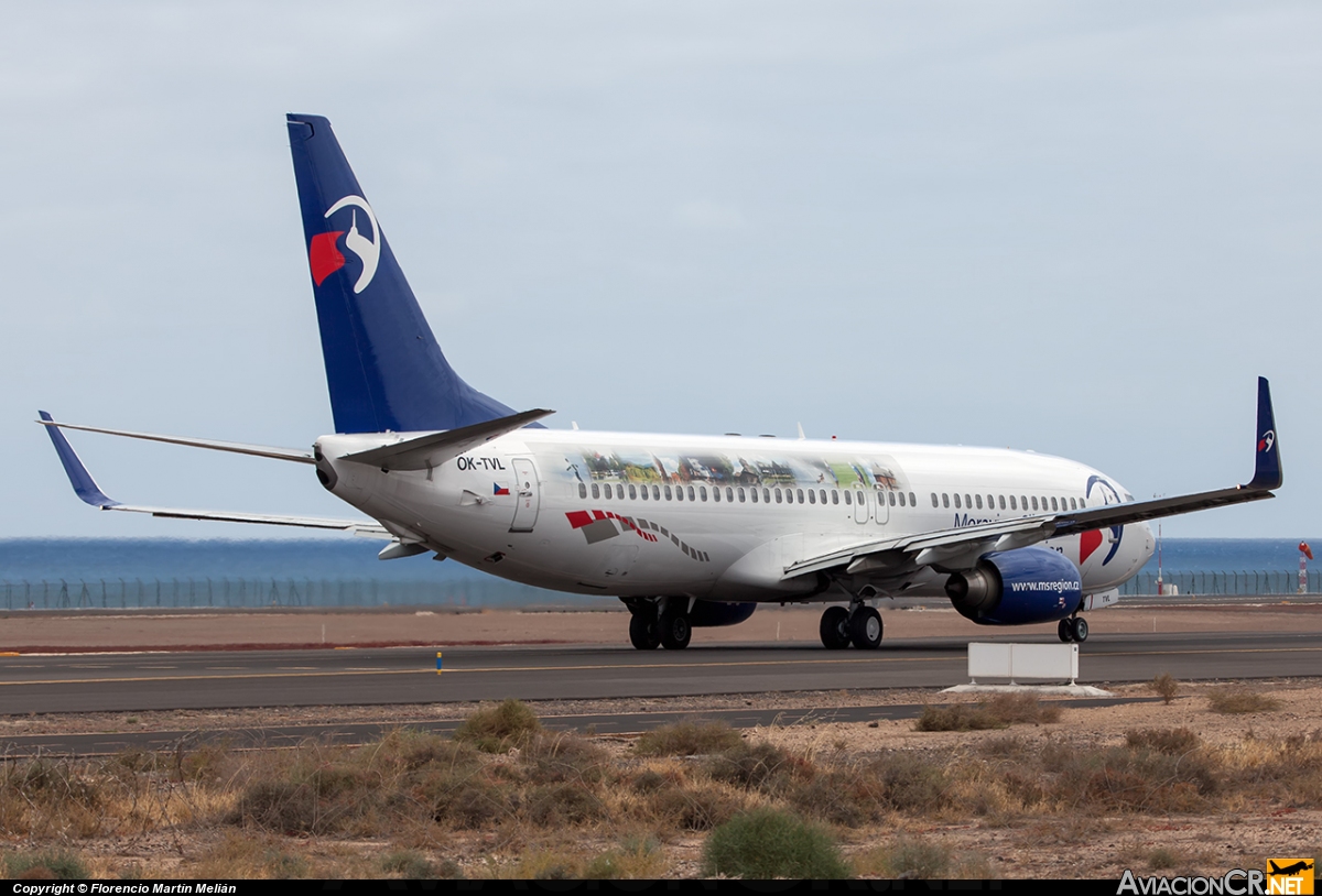 OK-TVL - Boeing 737-8FN - Travel Service