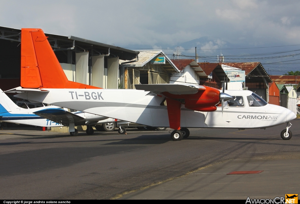 TI-BGK - Britten-Norman BN-2A-8 Islander - Carmonair Charter