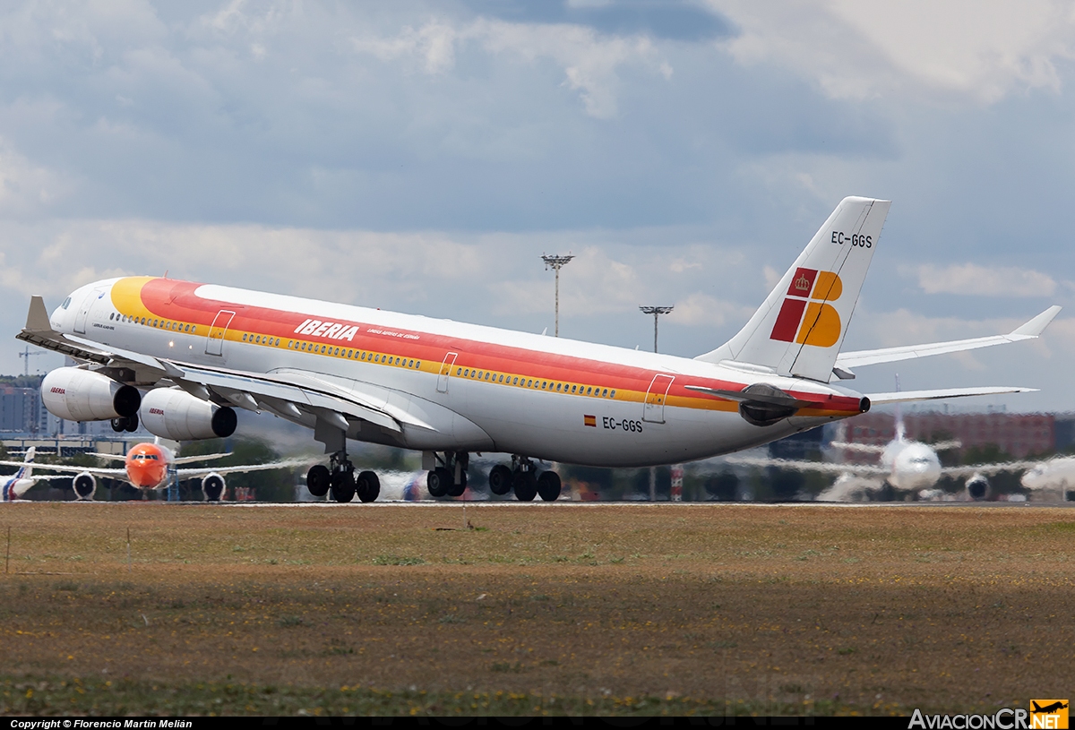 EC-GGS - Airbus A340-313 - Iberia