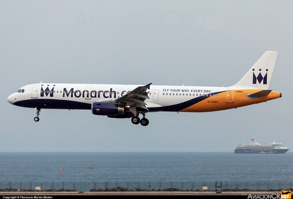 G-OZBU - Airbus A321-231 - Monarch Airlines