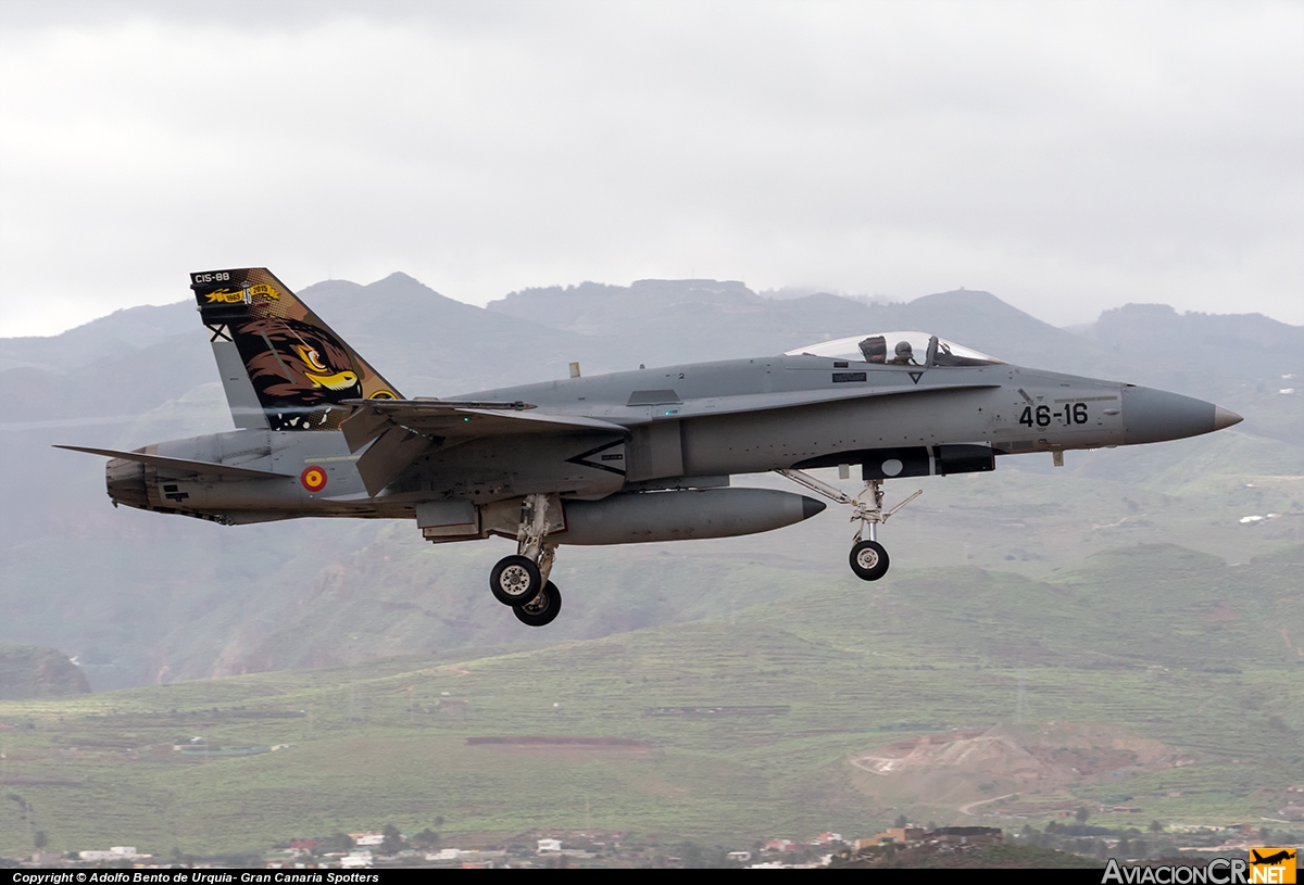 C.15-88 - McDonnell Douglas F/A-18A Hornet - Ejercito del Aire de España