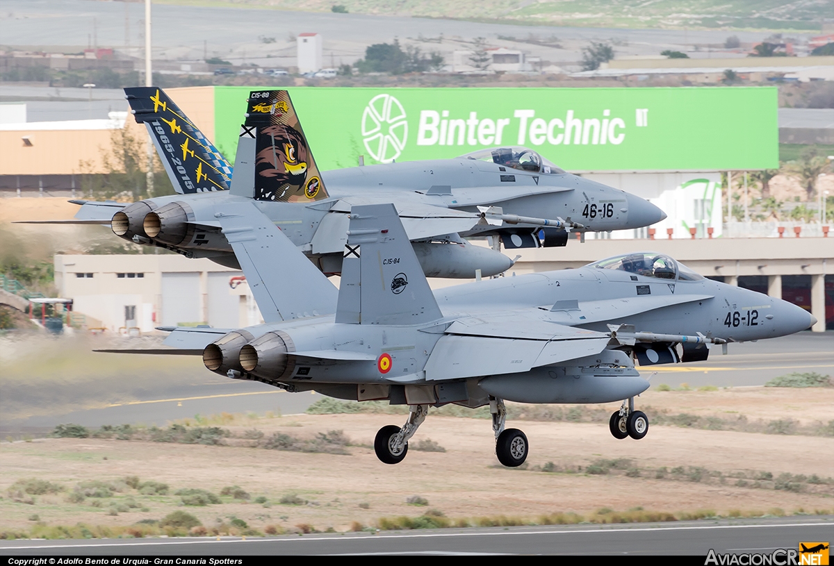 C.15-84 - McDonnell Douglas F/A-18A Hornet - Ejército del Aire Español