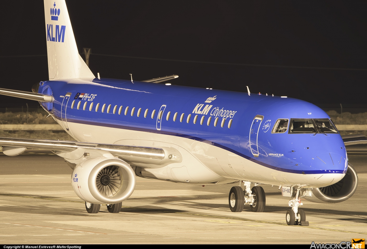 PH-EXF - Embraer 190-100STD - KLM Cityhopper