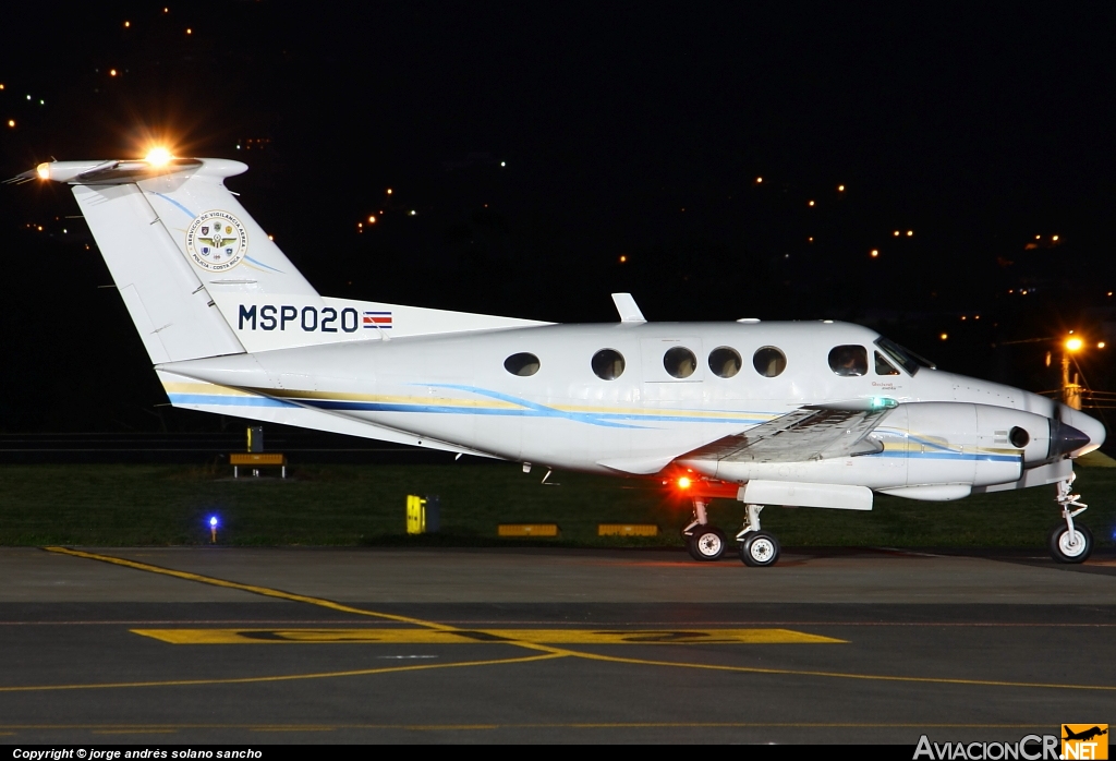 MSP020 - Beechcraft F90-1 King Air - Ministerio de Seguridad Pública - Costa Rica