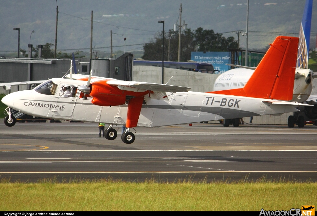 TI-BGK - Britten-Norman BN-2A-8 Islander - Carmonair Charter