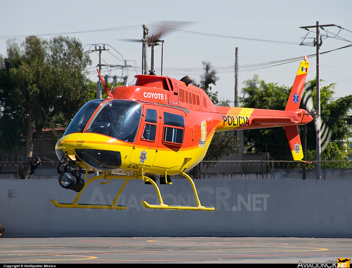 XC-NZA - Bell 206B-3 JetRanger III - Policia Municipal Nezahualcoyotl