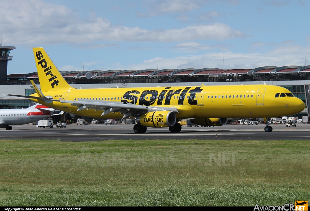 N657NK - Airbus A321-231 - Spirit Airlines