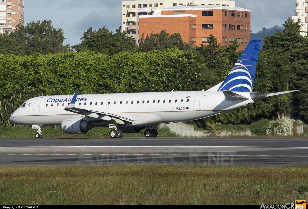 HP-1567CMP - Embraer 190-100IGW - Copa Airlines