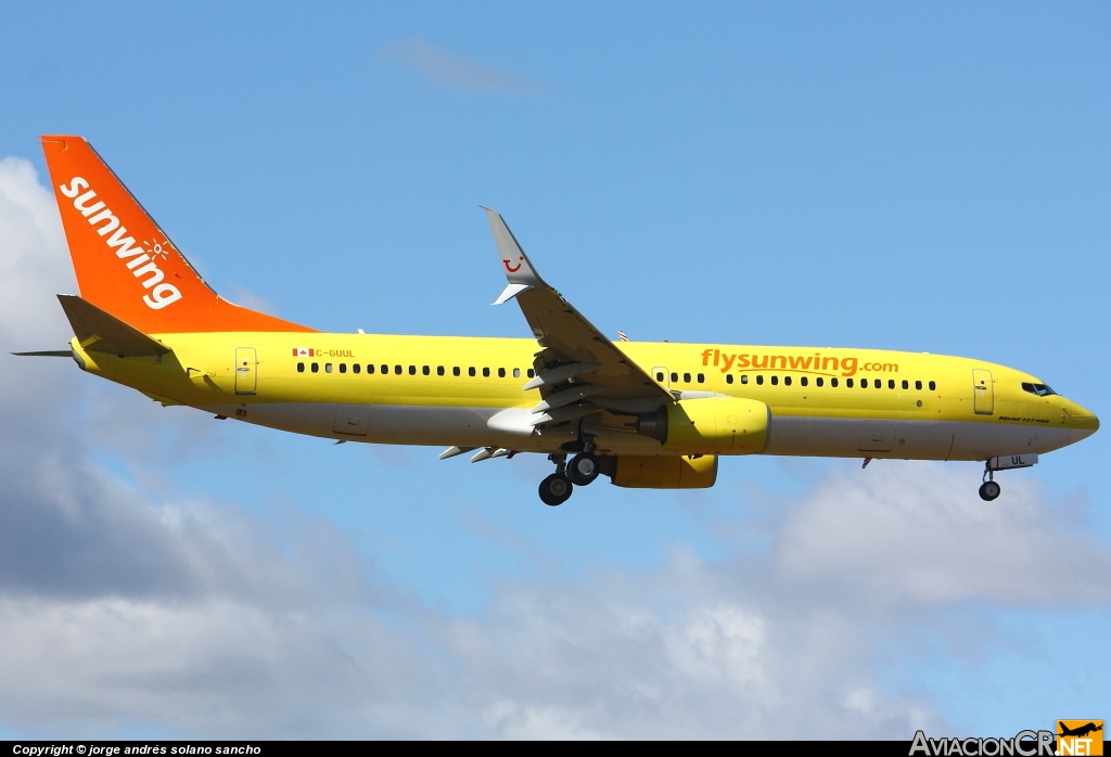 C-GUUL - Boeing 737-8K5 - Sunwing Airlines