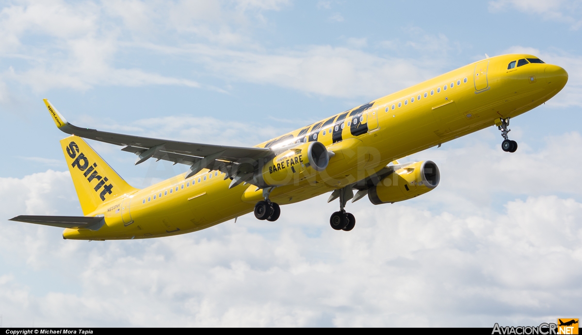 N658NK - Airbus A321-231 - Spirit Airlines