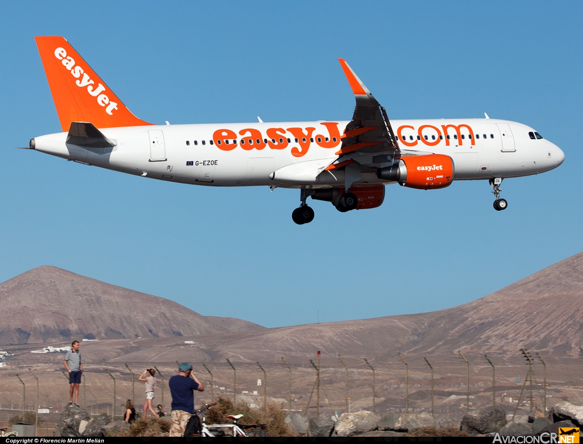 G-EZOE - Airbus A320-214 - EasyJet Airline