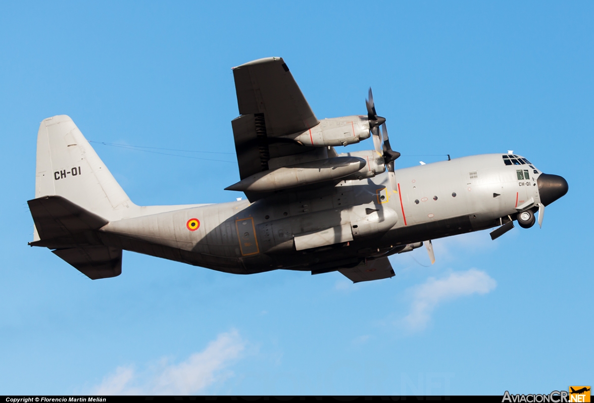 CH-01 - Lockheed C-130H Hercules (L-382) - Fuerza Aerea Belga