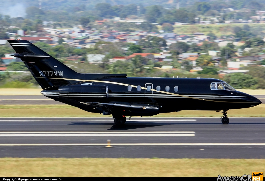 N777VW - Raytheon Hawker 800 - Privado