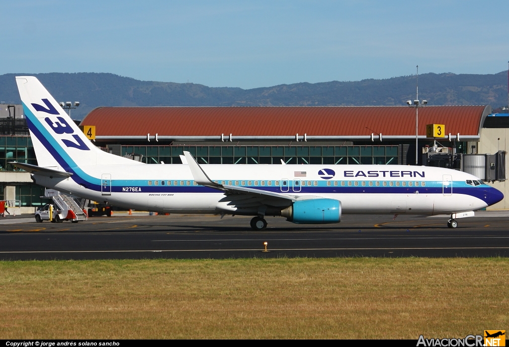 N276EA - Boeing 737-8AL - Eastern Air Lines