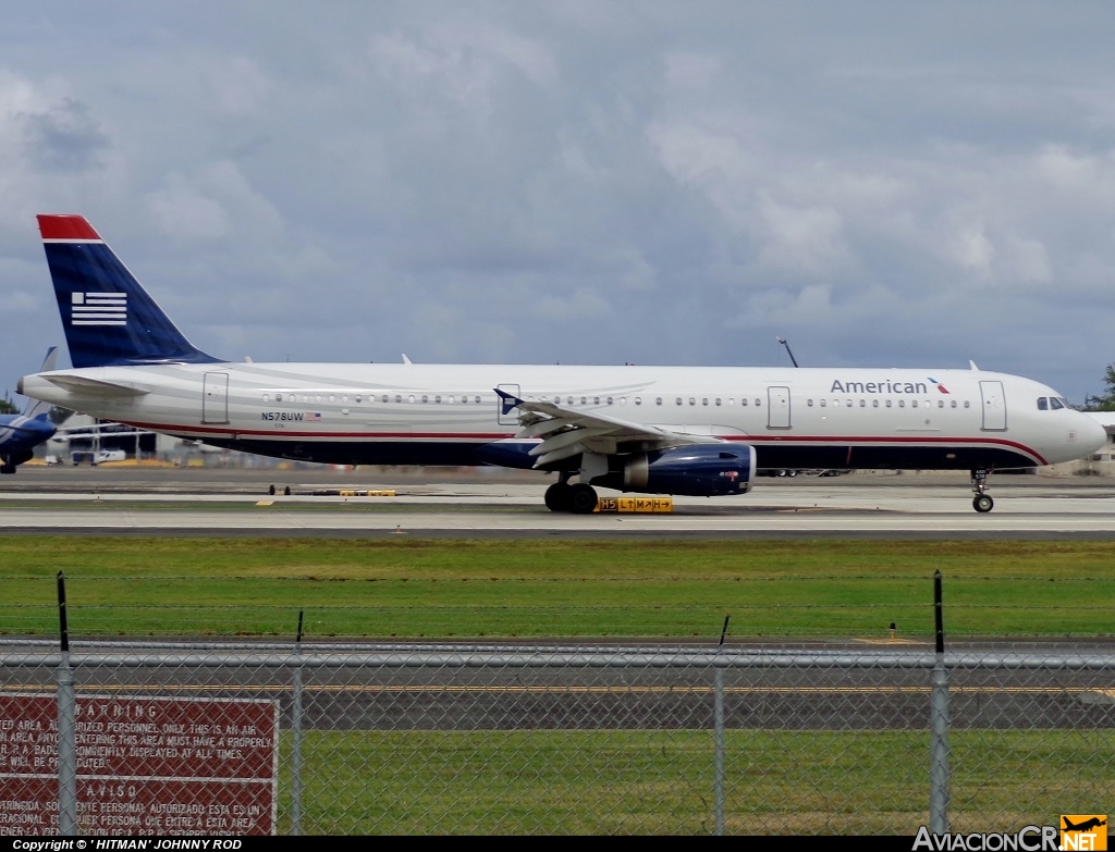 N578UW - Airbus A321-231 - American Airlines (US Airways)
