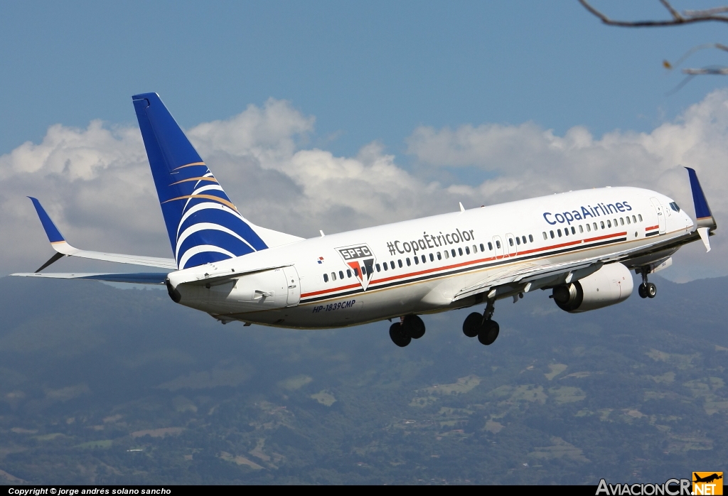 HP-1839CMP - Boeing 737-8V3 - Copa Airlines