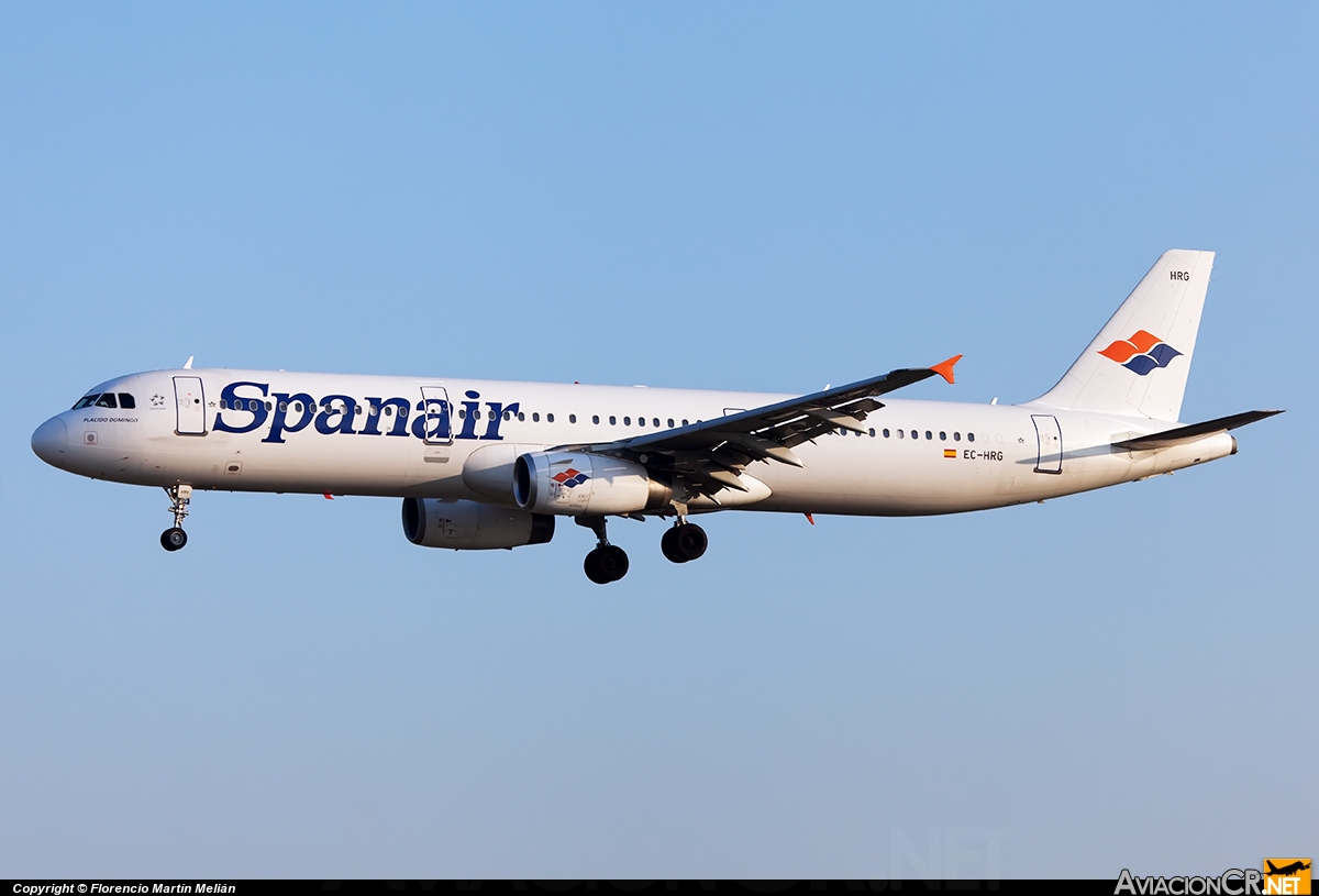 EC-HRG - Airbus A321-231 - Spanair