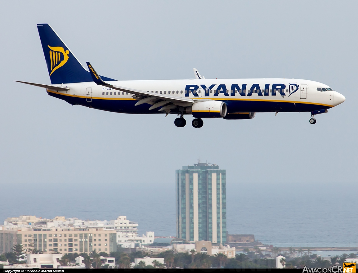 EI-EKY - Boeing 737-8AS - Ryanair