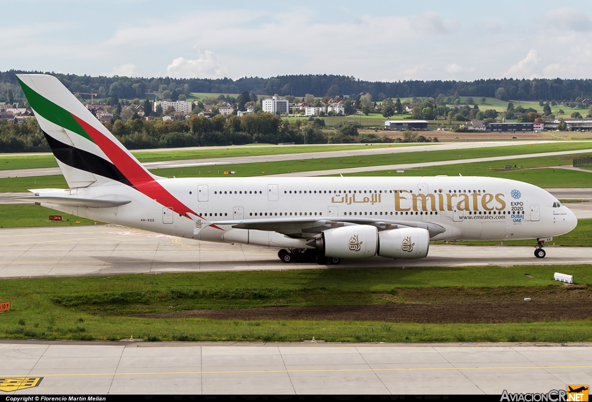 A6-EEE - Airbus A380-861 - Emirates